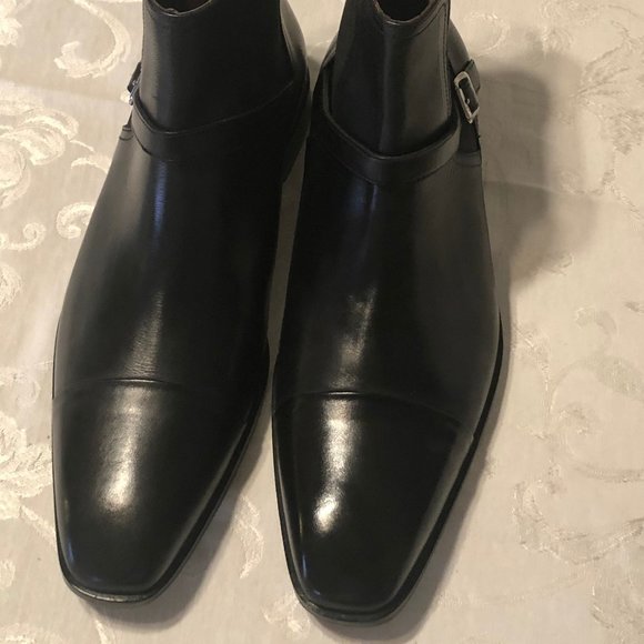 Black Boots size 12 - Picture 1 of 3